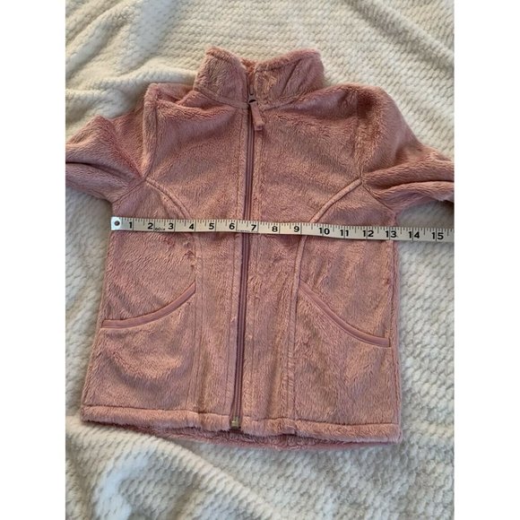 Girl’s Size XS sherpa sweater The childrens  PLACE Rose Quartz Full Zip - Picture 4 of 12